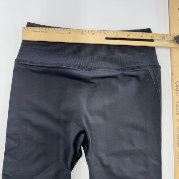 Lululemon Leggings Womens 4 Black Ebb To Street Tight Ribbed Waist - Picture 10 of 12
